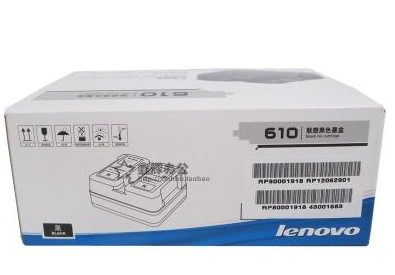 联想(Lenovo) 610黑色墨盒 适用联想RJ600N/RJ610N/