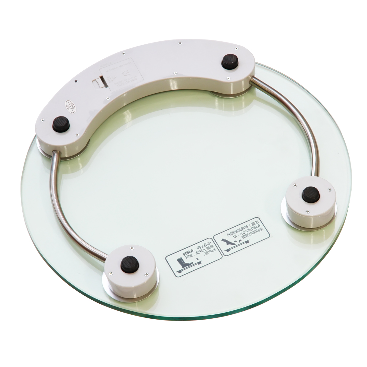 得力9028电子健康秤(透明)