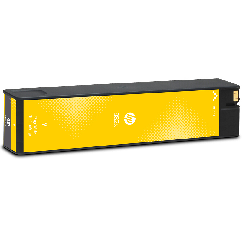 惠普(HP)T0B29A 982X原装大容量黄色页宽墨盒耗材 约16000页 适用HP PageWide Enterprise 785系列