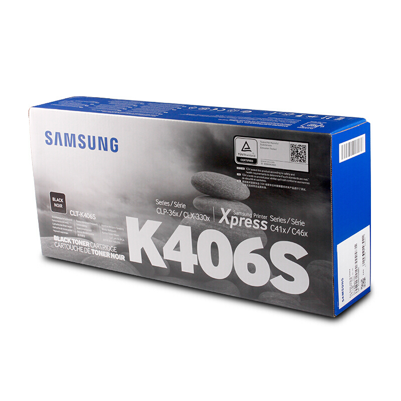 三星(SAMSUNG)CLT-K406S/XIL黑色原装硒鼓 适用CLP-366/366w CLX-3306/3306W/3306FN SL-C410W/C460W/C460FW /颜色：彩色鼓粉分离粉盒黑色