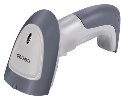 得力14880条码扫描器(白色)