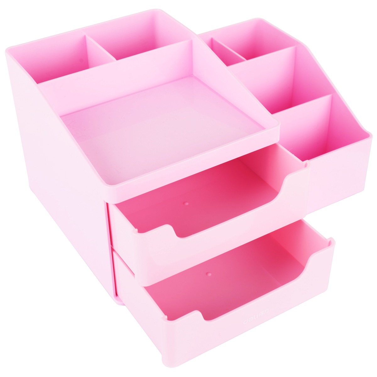 得力8900收纳盒 笔筒大容量实用时尚文具用品办公用品