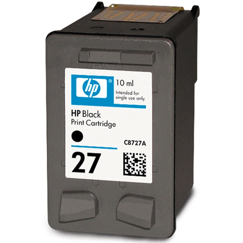 惠普(HP)C8727AA 27原装黑色墨盒 约280页 适用喷墨一体机:HP Officejet 4255,4256,5608,5609,5679 喷墨打印机:HP Deskjet 3320,3323,3325,3420,3425