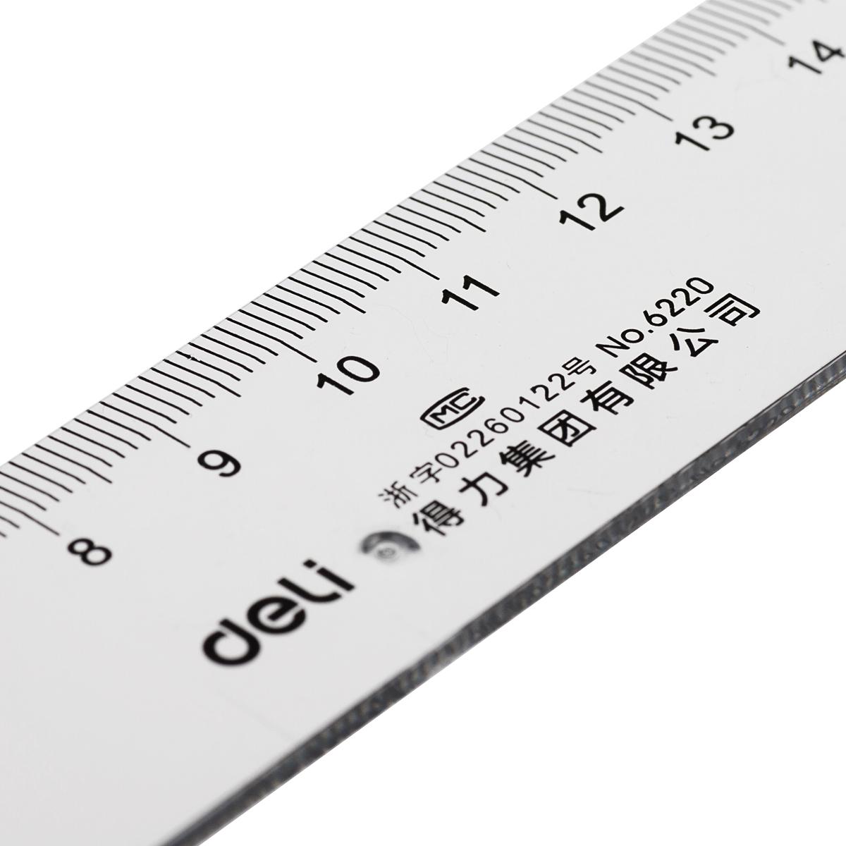 得力塑料直尺20cm/30cm/40cm/50cm/60cm学生尺子文具绘图制图刻度尺