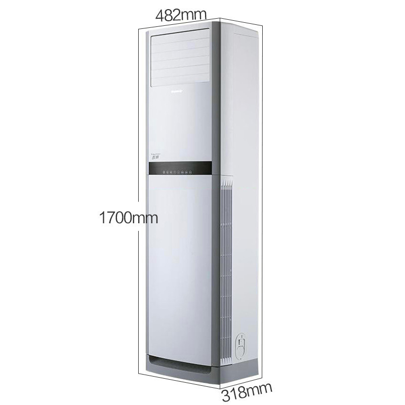 格力（GREE）变频 静音省电 悦雅白色柜式空调 2匹 KFR-50LW(50591)NhAd-2