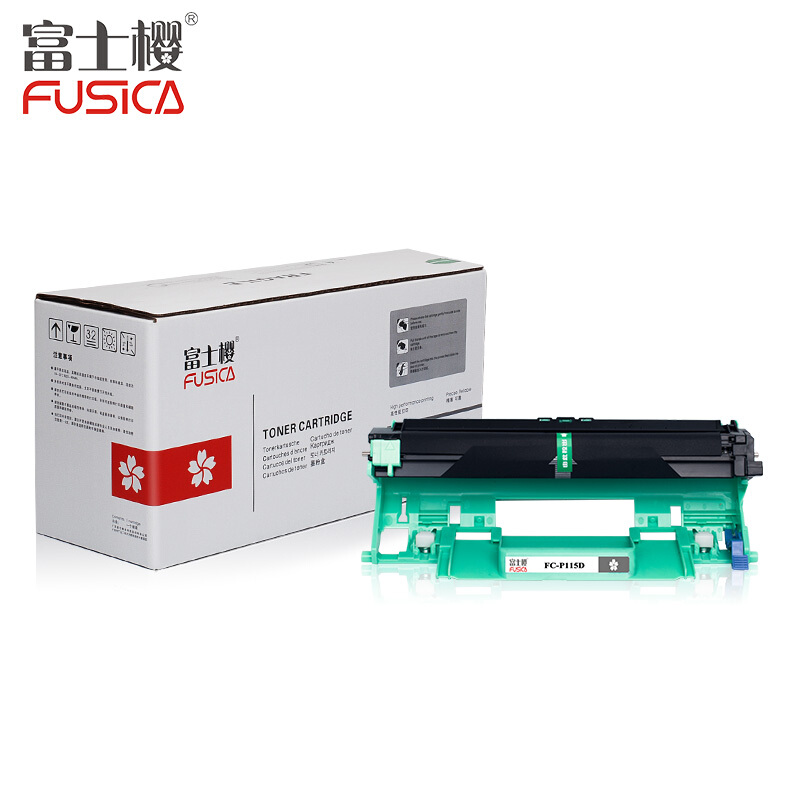 富士樱 FC-P115D黑色硒鼓组件 商务版 适用施乐激光打印机 Xerox P115B