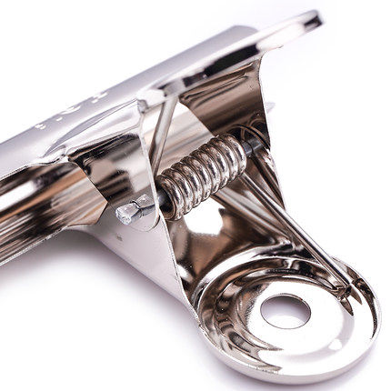 得力9521-9526圆形铁票夹 不锈钢票夹 资料夹 6只/包