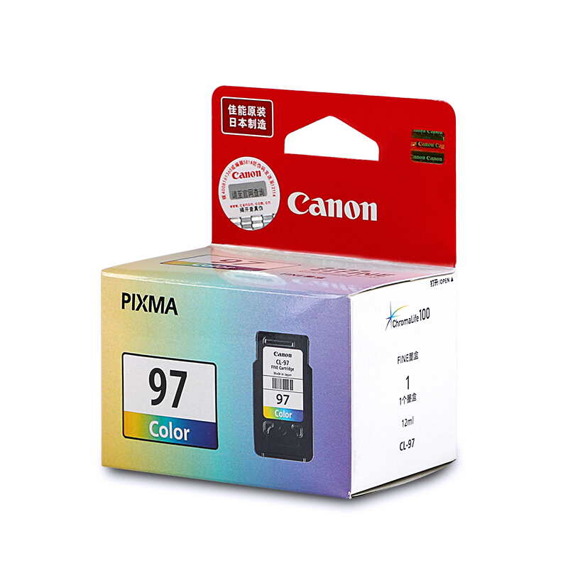 佳能(Canon)CL-97原装彩色墨盒 400页 适用佳能E568