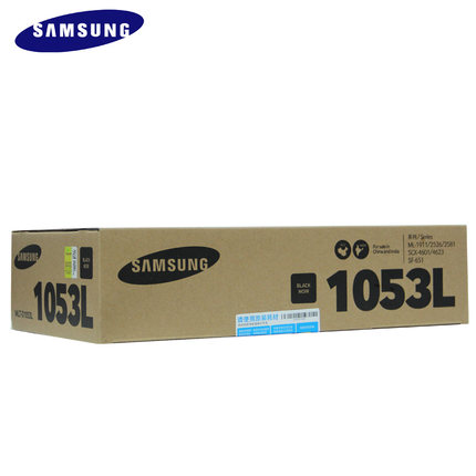 三星(SAMSUNG)MLT-D1053L/XIL黑色原装高容量硒鼓 适用ML-1911/2526/2581N/SF-651/651P/SCX-4601/4623FH/SF-651 /颜色：黑白鼓粉一体高容
