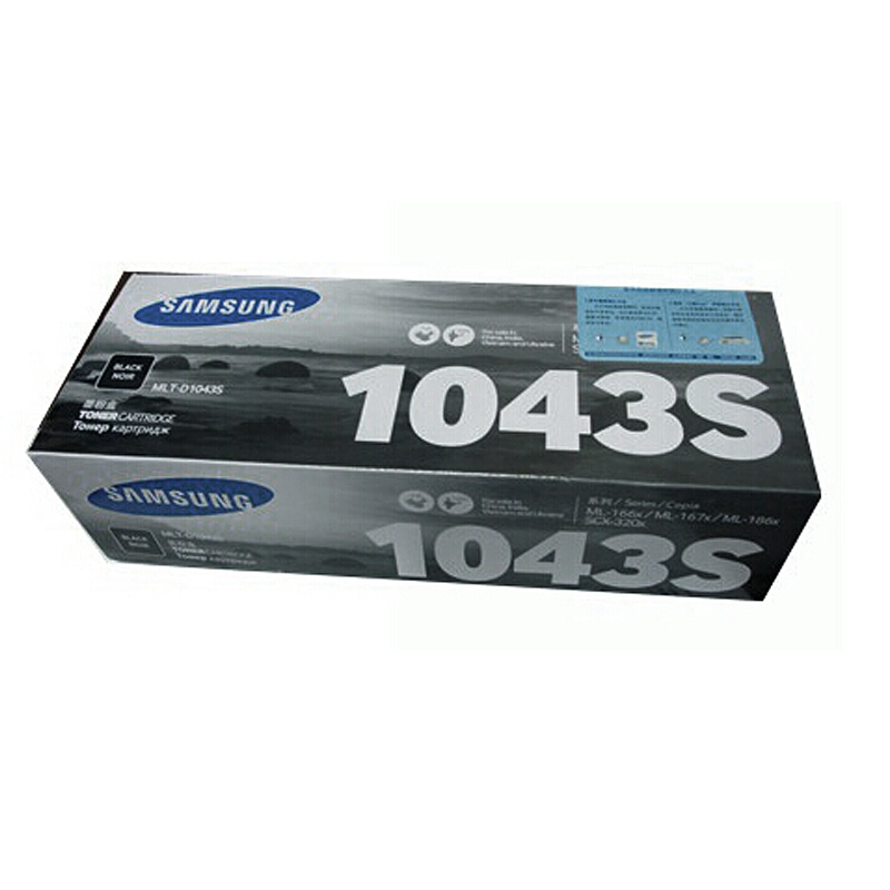 三星(SAMSUNG)MLT-D1043S/XIL黑色原装硒鼓 适用ML-1661/ML-1666/1676/1861/1865W/SCX-3201/3202/3206/SCX-3208/颜色：黑白鼓粉一体
