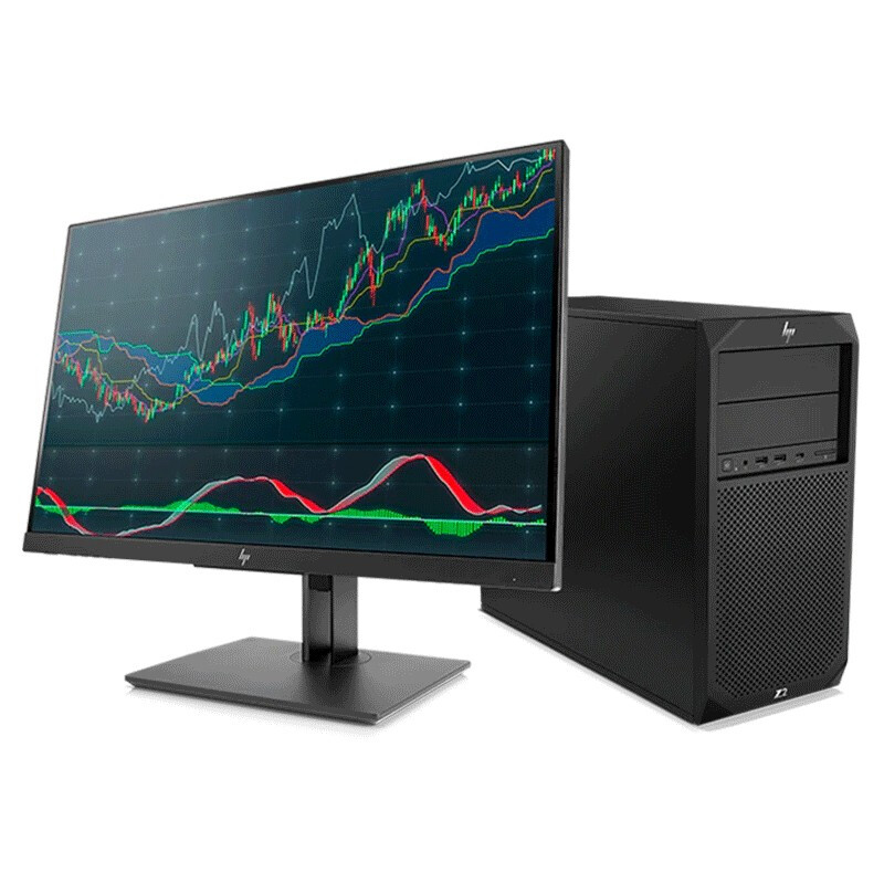 惠普（hp）HP Z2 SFF G4 Workstation-80361000059台式图形工作站 服务器主机 设计师电脑 八代酷睿至强E四核六核可选定制 八代酷睿i5 8500 四核 4G内存 1TB硬盘 DVD-RW 19.5寸宽屏LED显示器