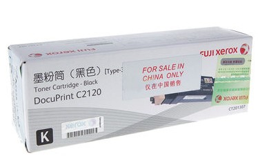 富士施乐(Fuji Xerox) 适用DP C2120 黑色墨粉筒CT201307原装 约3000页 黑色