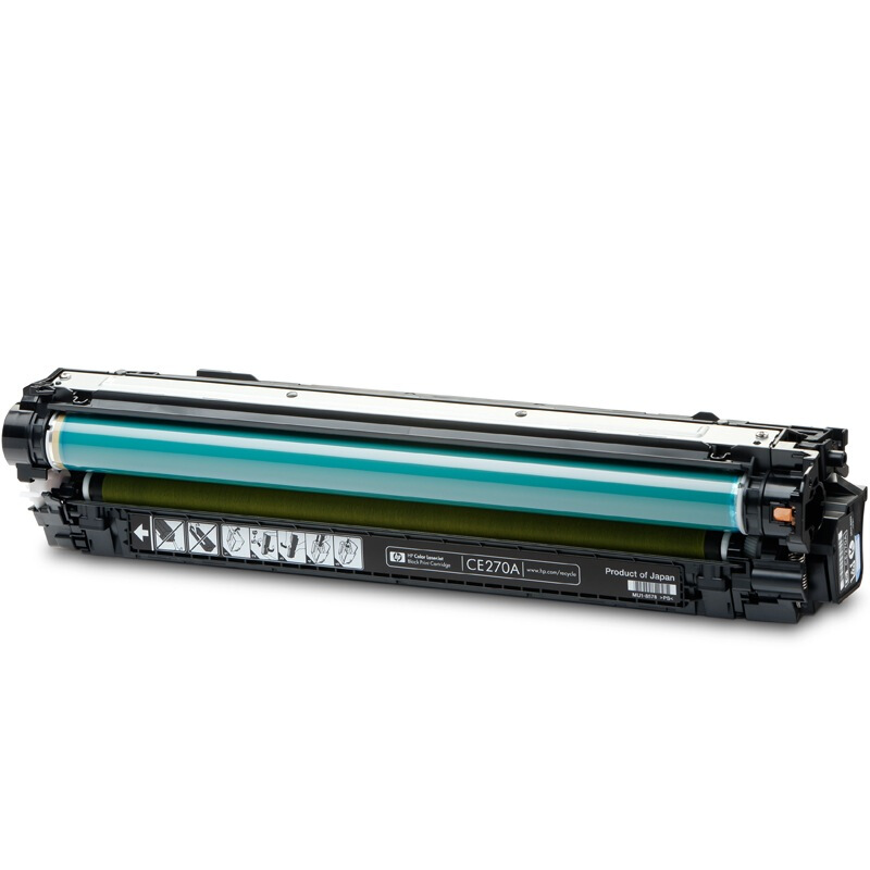 惠普 CE270A 黑色原装硒鼓 650A适用Color LaserJet CP5525 系列打印机