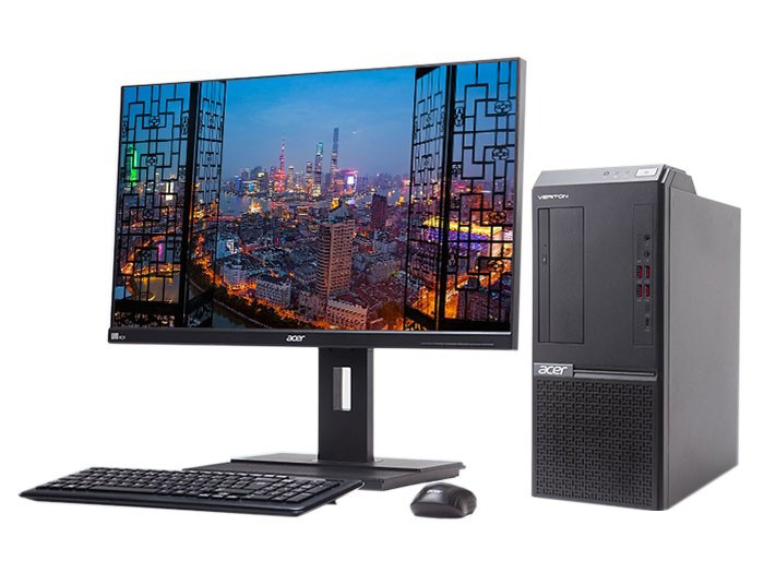 宏碁 Veriton D650 9020商务台式电脑（Intel I5-10400/8G内存/1TB硬盘/21.5寸宽屏LED显示器/安装Linux正版操作系统）