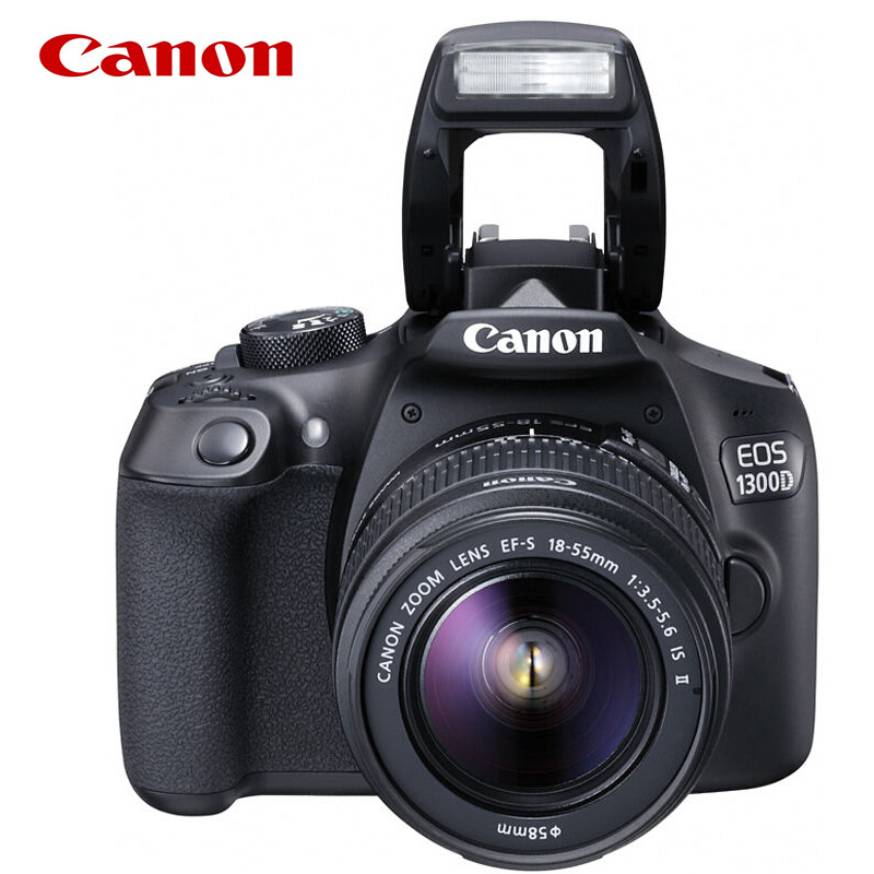 佳能EOS 1300D 18-55mm单反相机 入门级 高清数码摄影旅游照相机 1300D 18-55mm