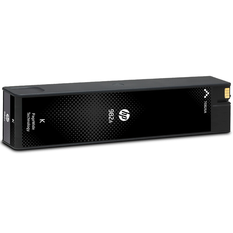 惠普(HP)T0B26A 982A原装黑色页宽墨盒耗材 约10000页 适用HP PageWide Enterprise 785系列