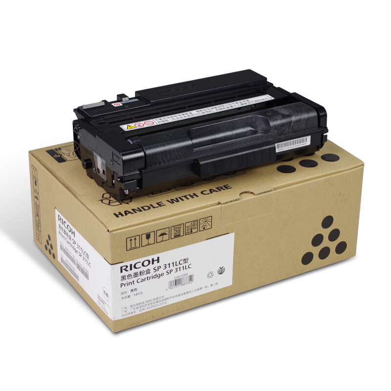 理光(RICOH)一体式墨粉盒SP 311LC型硒鼓粉仓小容量 适用SP310DNw/310SFNw/320DN/320SN/320SFN/325DNw/325SNw/325SFNw