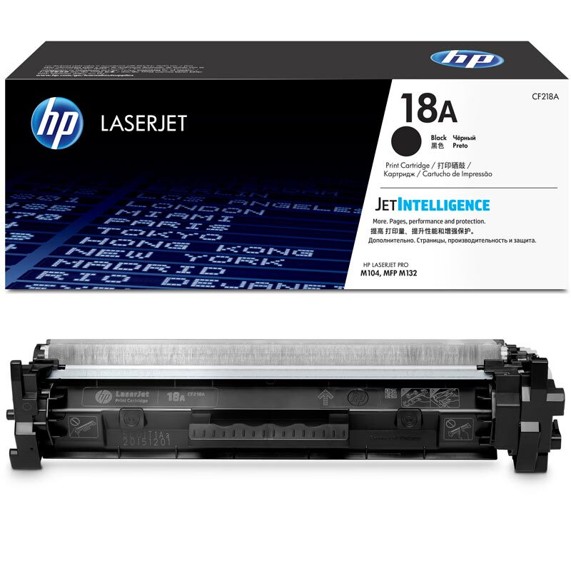 惠普 CF218A 18A黑色打印硒鼓 适用HP LaserJet Pro M104系列/颜色：黑色