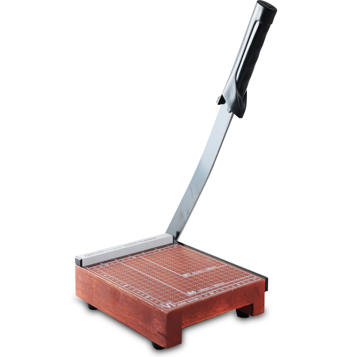 得力8006切纸机 木质切纸刀机 得力裁纸刀8