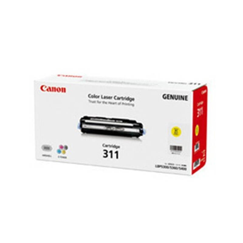 佳能(CANON) 原装Cartridge 311 Y黄色硒鼓 约6000页 适用佳能LBP5300/LBP5360