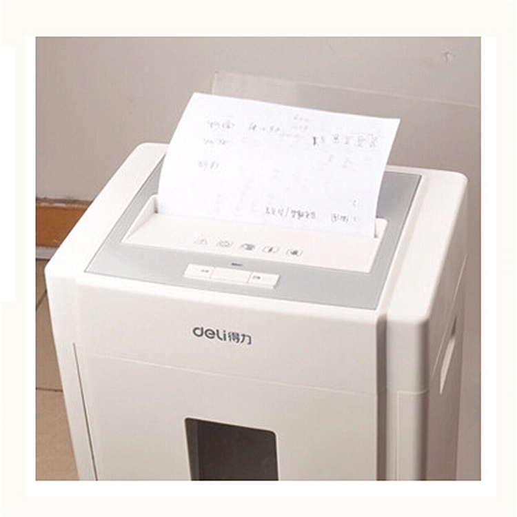 得力 9904碎纸机 日常办公 高效典雅 经典黑 气质白 双色可选