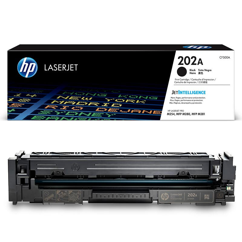 惠普 CF500A 202A黑色硒鼓 适用HP Color LaserJet Pro MFP M254 M280 M281 系列/颜色：黑色