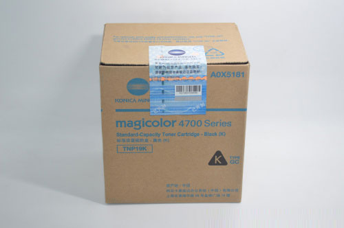 柯尼卡美能达(KONICA MINOLTA) 原装mc 4750系列高容量黑色碳粉盒(6K) 适用mc 4750系列　黑色