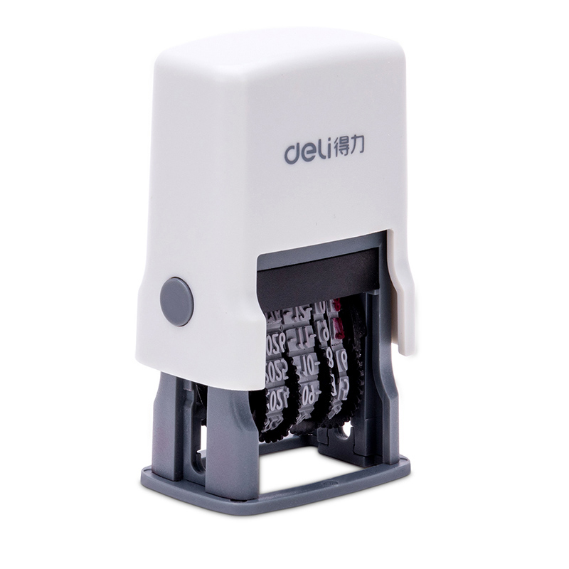 得力79951日期印 自动回墨年月日可调 时间印章 生产日期打码机