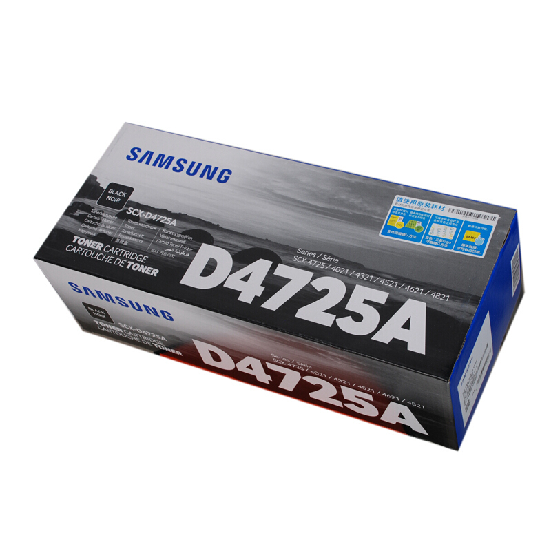 三星(SAMSUNG)SCX-D4725A/XIL黑色原装硒鼓 适用SCX-4725F/4725FN/SCX-4621/4821 /颜色：黑白鼓粉一体