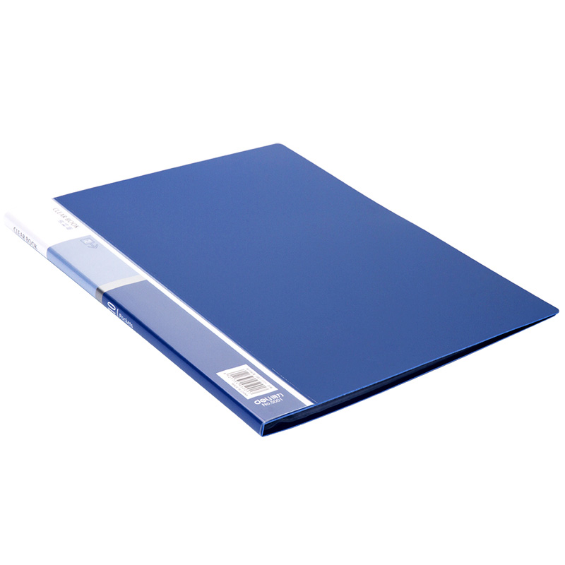 得力5001/5002/5003/5004/5005/5006资料册 透明活页试卷夹文件夹 单个价 蓝色