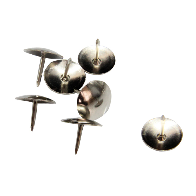 得力图钉0040金属圆头钉 大头钉子 软木钉墙钉按钉 300枚/筒