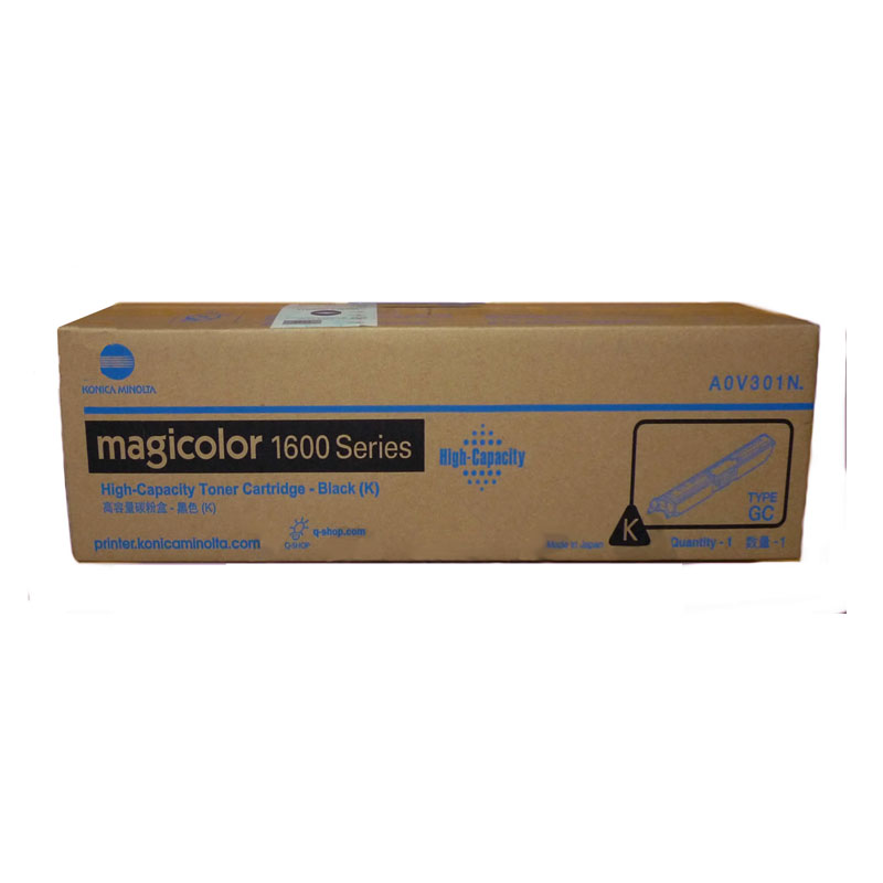 柯尼卡美能达(KONICA MINOLTA) 原装mc 1600系列TNP16K黑色高容量碳粉盒(2.5K)　 适用mc 1600系列 黑色