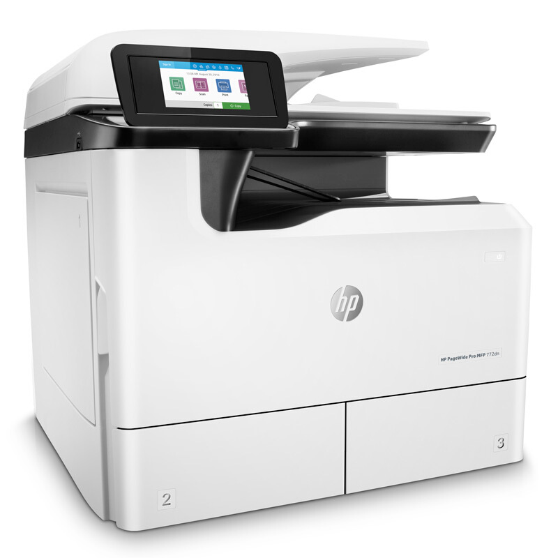 惠普 HP PageWide Pro MFP 772dn彩色页宽复合机 （打印、复印、扫描） 双面+网络