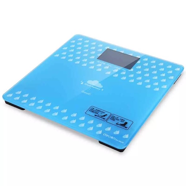 得力9030健康秤(浅蓝)