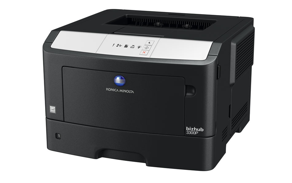 柯尼卡美能达bizhub 3300P A4黑白双面网络激光打印机