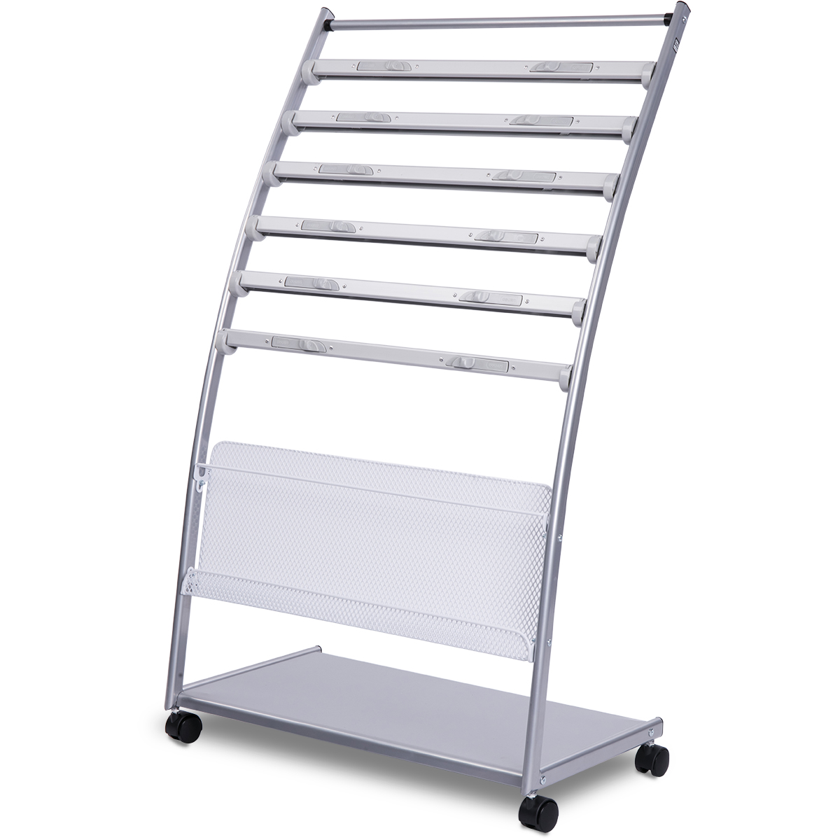 得力9303报刊架海量型(灰色）