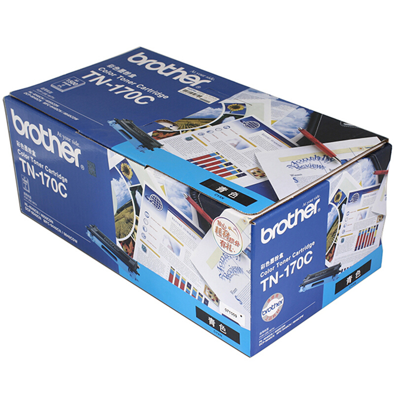 兄弟(brother) TN170C青色原装粉盒 适用品牌及机型：HL4040CN/HL4050CDN/ DCP9042CDN/ DCP9450CDN/DCP9040CN/ MFC9440CN /MFC9840CDW/