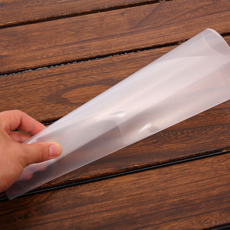 得力5706文件套 透明文件夹 资料袋10个装 透明色