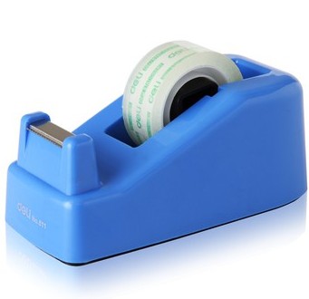 得力811胶带座 小号撕胶带座胶带台胶带切割器封口透明胶带胶布座