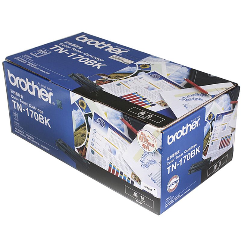 兄弟(brother) TN170BK黑色原装粉盒 适用品牌及机型：HL4040CN/HL4050CDN/ DCP9042CDN/ DCP9450CDN/DCP9040CN/ MFC9440CN /MFC9840CDW/