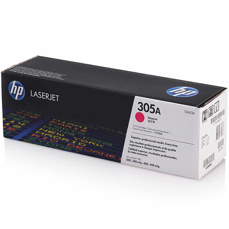 惠普 CE413AC 品红色硒鼓 305A适用LaserJet Pro M351a/M451dn/M451nw 打印机系列 /颜色：品红