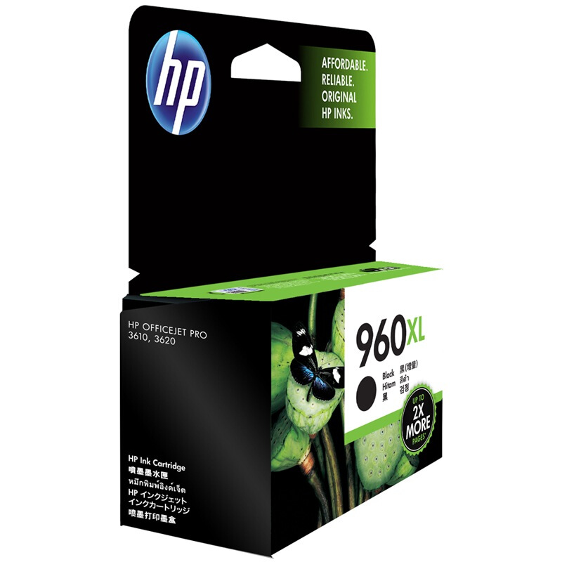 惠普(HP)CZ666AA 960XL超大号黑色原装墨盒 适用惠商系列一体机：HP Officejet Pro 3610e-Aio HP Officejet Pro 3620e-Aio