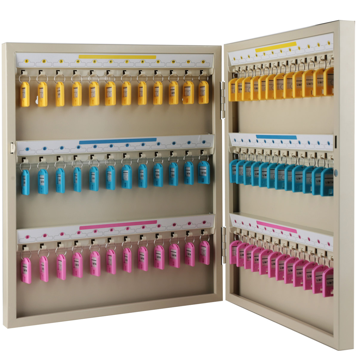 得力9321/9322/9223/9324/9325/9326/9327钥匙管理箱(米黄色)