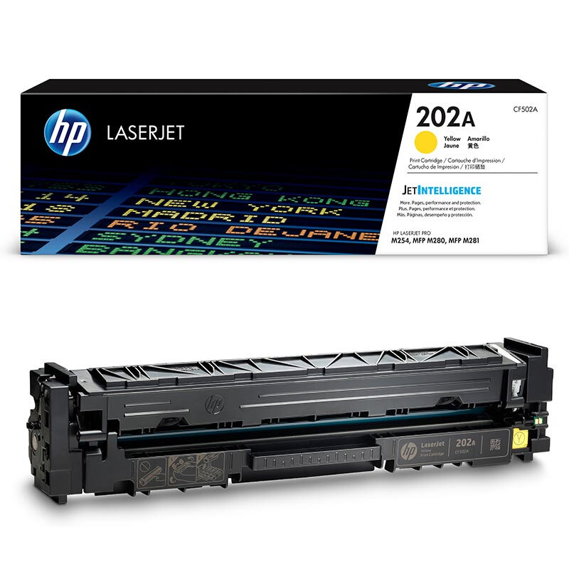 惠普 CF502A 202A黄色硒鼓 适用HP Color LaserJet Pro MFP M254 M280 M281