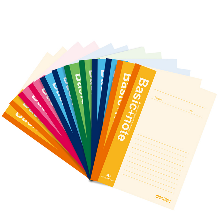 得力7650/7651/7652/7653/7654/7655办公无线装订本(混)