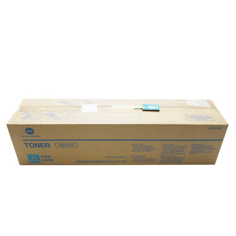 柯尼卡美能达(KONICA MINOLTA) 原装碳粉TN711C 约31500页 适用柯尼卡美能达bizhub C654e/C754e 青色