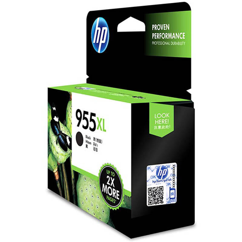 惠普(HP)L0S72AA 955XL 高容量原装黑色墨盒 适用HP Officejet Pro 8210,8216,8710,8720,8730,7740