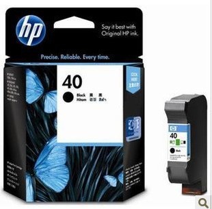 惠普(HP)51640AA 40号黑色原装墨盒 约1122页 适用大幅面喷墨打印机:HP Designjet200,400,600系列喷墨打印机:HP Deskjet 1200c,1200c/ps
