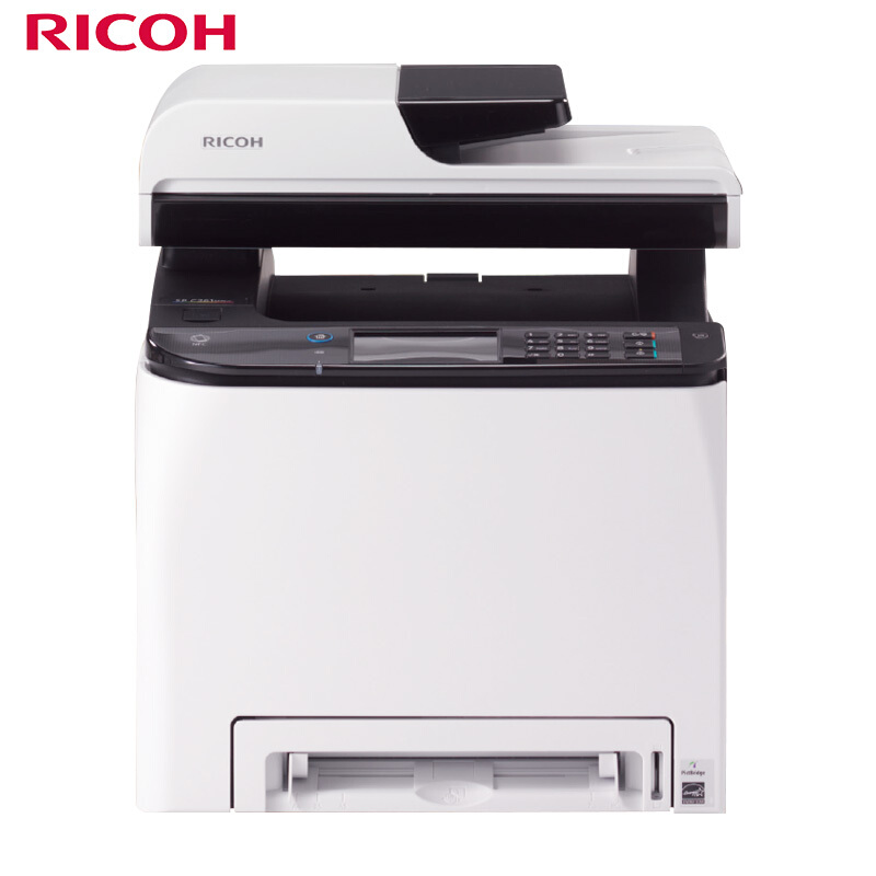 理光（Ricoh）SP C261SFNw A4彩色激光双面网络多功能一体机 打印复印扫描传真