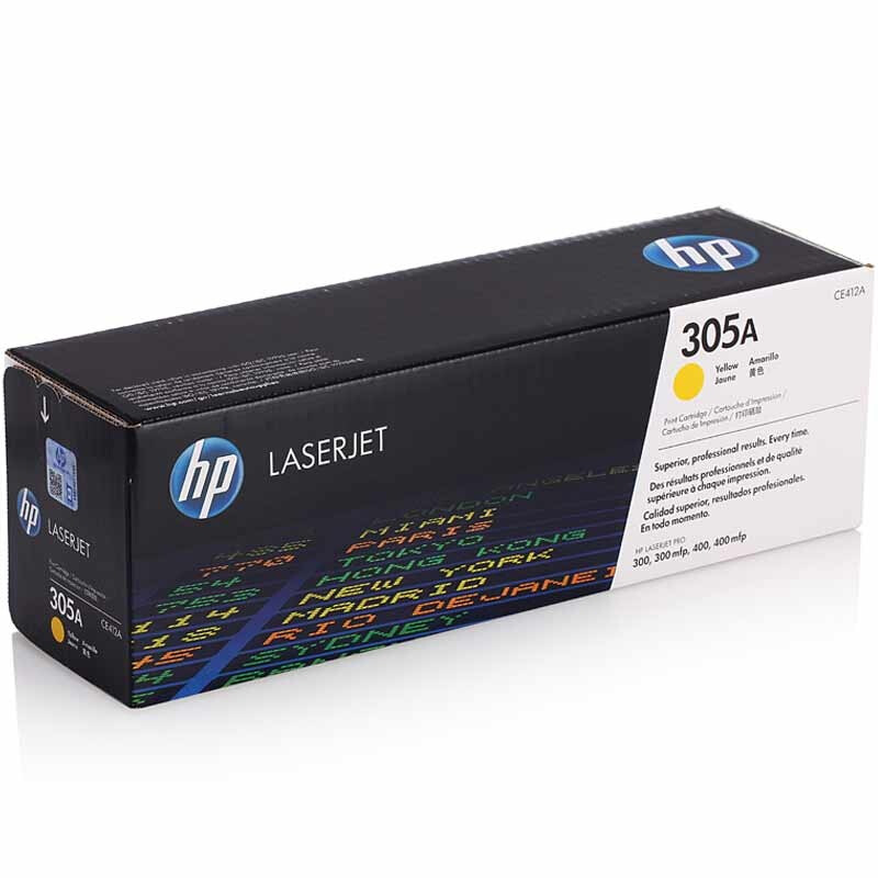 惠普 CE412AC 黄色硒鼓 305A适用LaserJet Pro M351a/M451dn/M451nw 打印机系列 /颜色：黄色